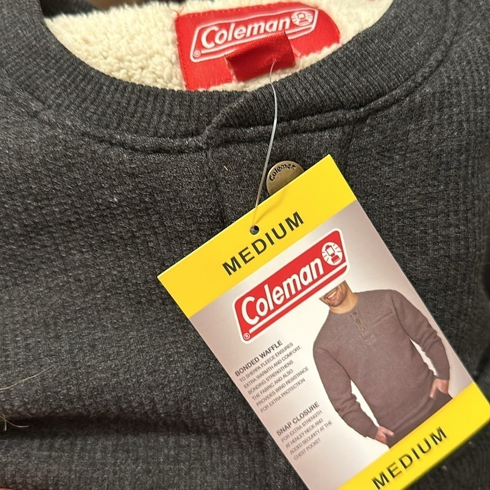 Coleman Long-Sleeve Sherpa Lined Waffle - Picture 6 of 6